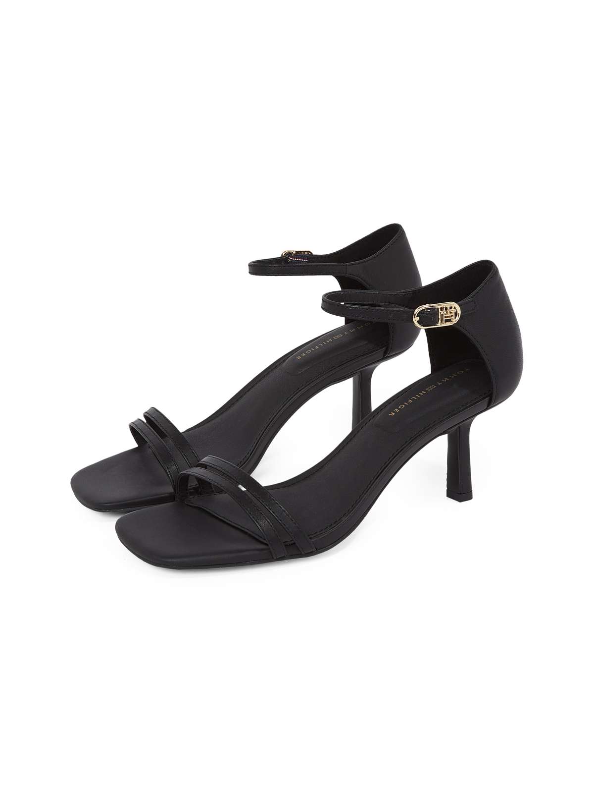 Босоножки на высоком каблуке KITTEN HEEL SANDAL LEATHER