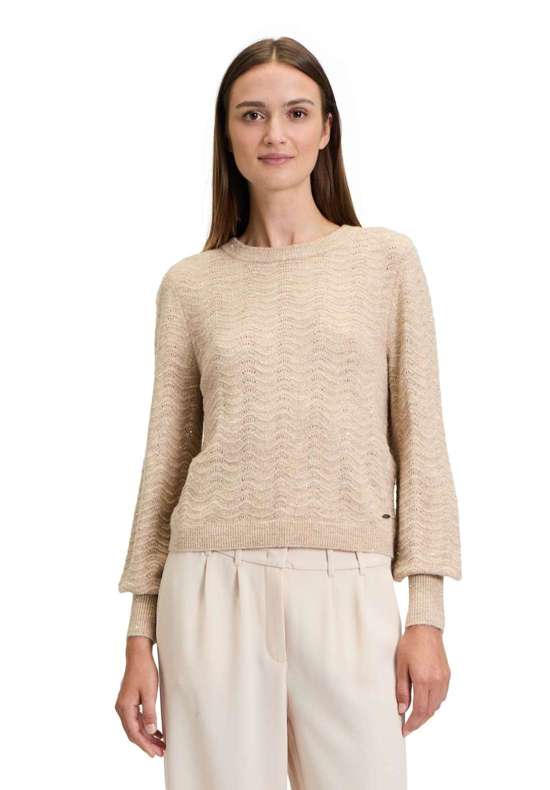 Вязаный свитер Betty & Co Strickpullover mit Lurexfaden