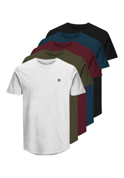 рубашка с круглым вырезом JPRBLABRODY TEE SS CREW NECK 5PK MP