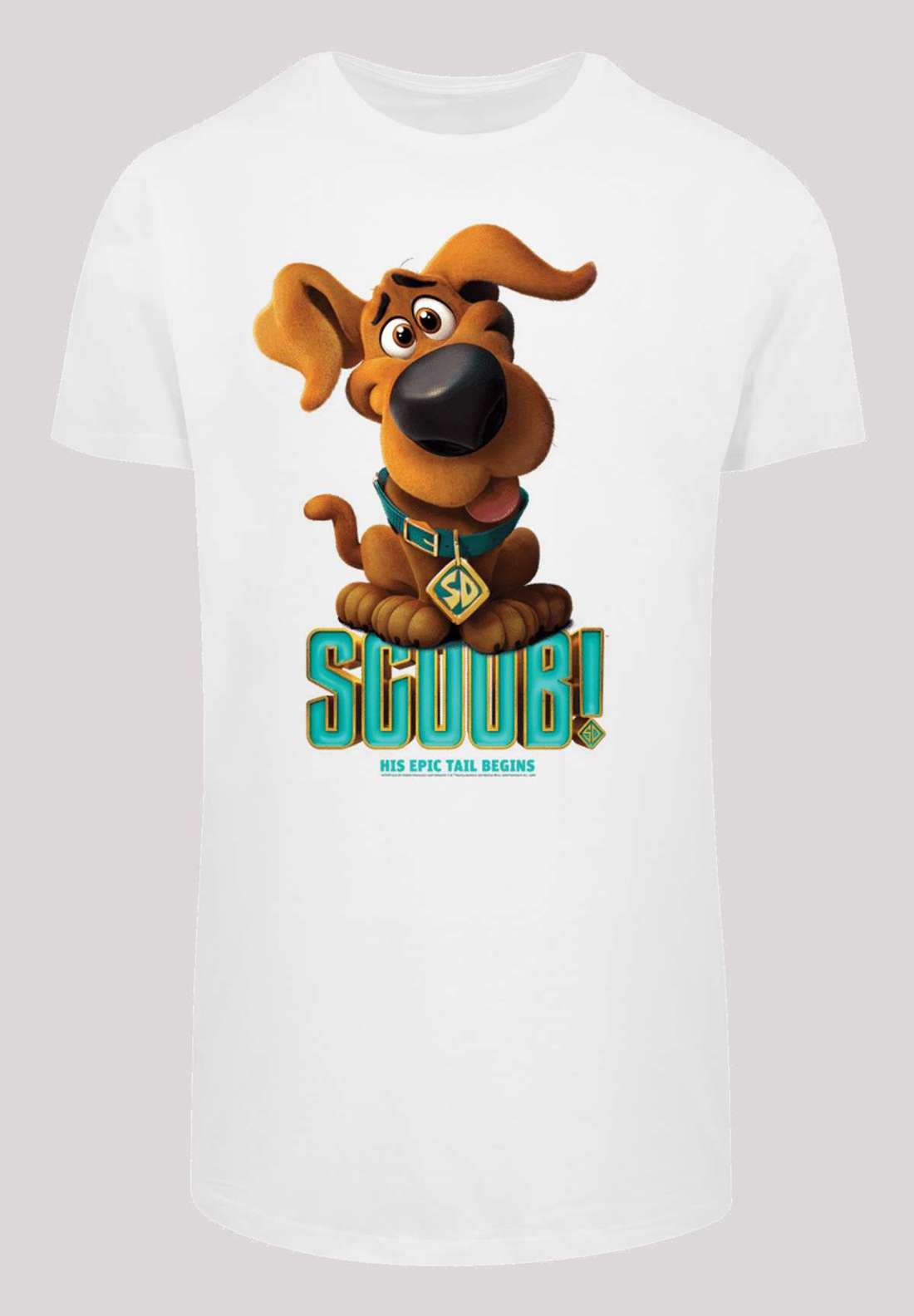 Рубашка с коротким рукавом Herren Scooby Doo Puppy Scooby with Shaped Long Tee
