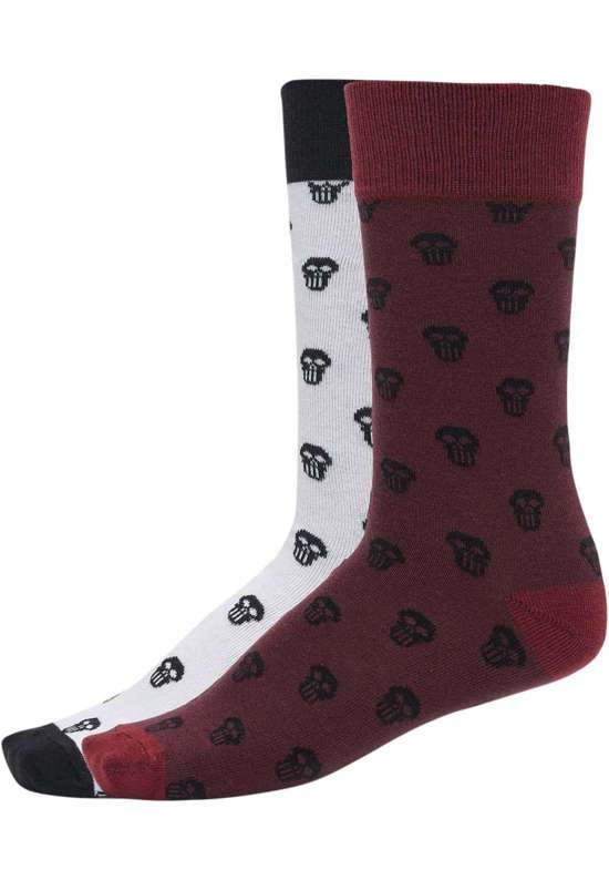 Базовые носки Urban Classics Unisex Skull Allover 2-Pack