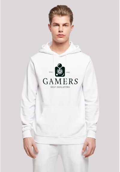 Толстовка с капюшоном Retro Gaming Gamers Self Isolating