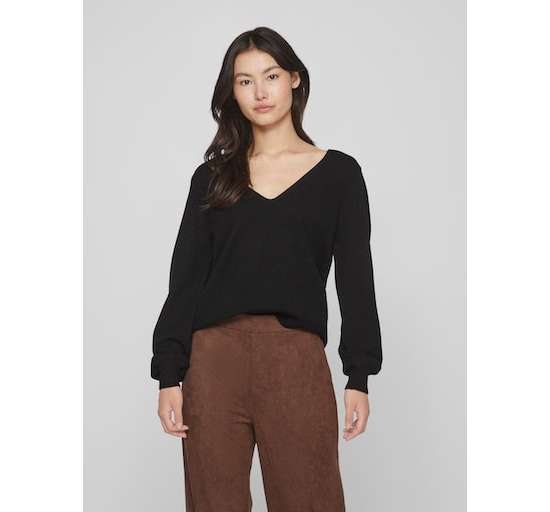 свитер с V-образным вырезом VIRIL REV V-NECK L/S TOP - NOOS