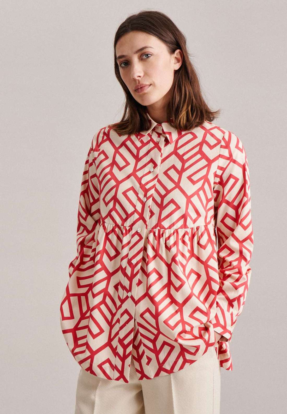 Рубашка-блузка Schwarze Rose