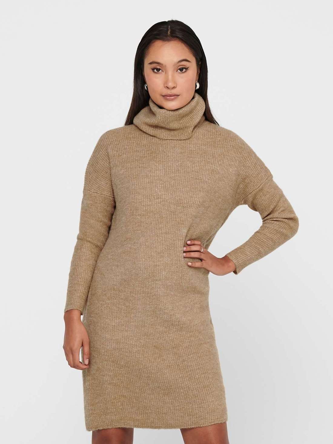Трикотажное платье ONLJANA L/S COWLNCK DRESS