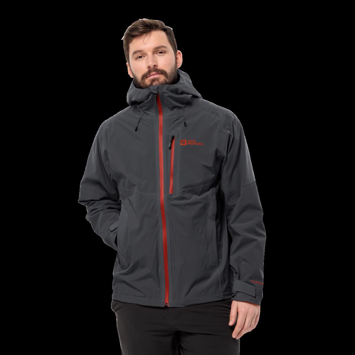 Функциональная куртка с эластичным капюшоном и низким... EAGLE PEAK 2L JKT M
