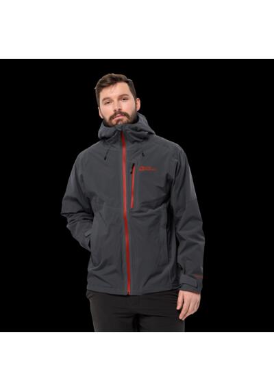 Функциональная куртка с эластичным капюшоном и низким... EAGLE PEAK 2L JKT M