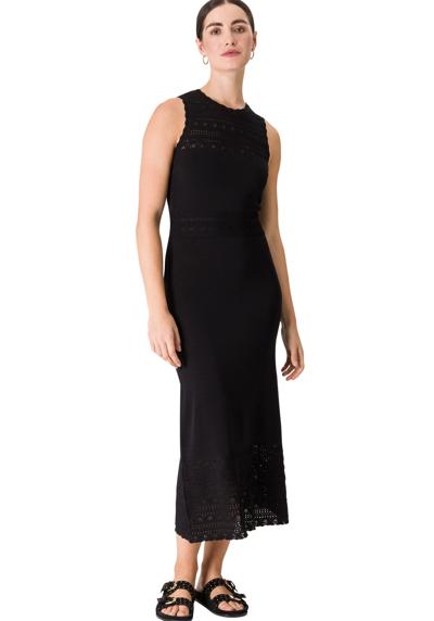 Трикотажное платье zero Strickkleid mit Lochmuster