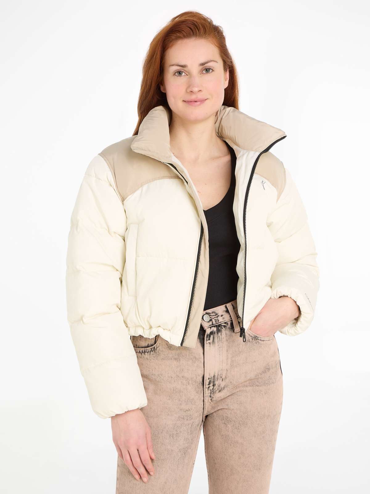 Стеганая куртка NON DOWN CROPPED PUFFER