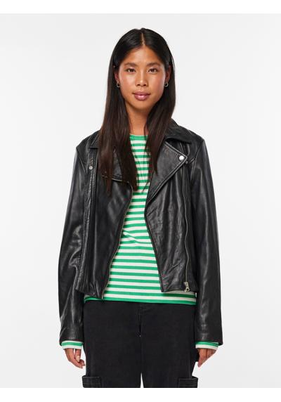 Кожаная куртка PCSUSSE LEATHER JACKET NOOS
