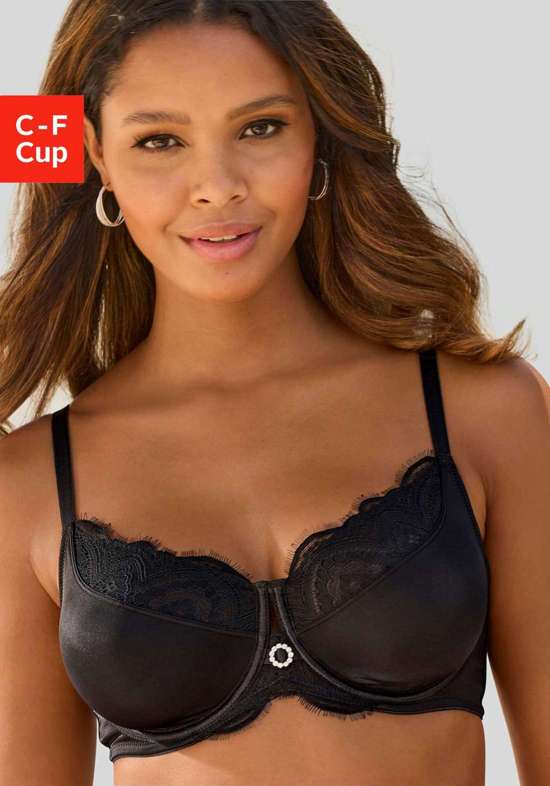 Бюстгальтер-минимайзер с экстравагантными аксессуарами из стразов