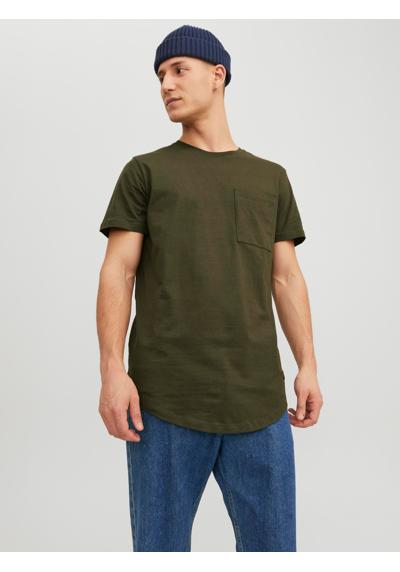 рубашка с круглым вырезом JJENOA POCKET TEE SS