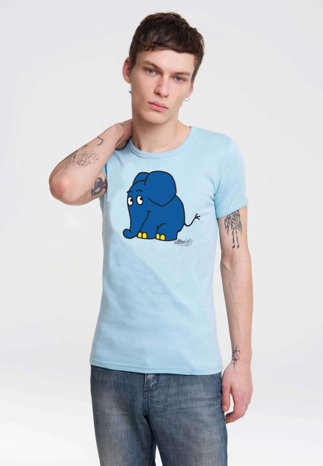 Футболка с классным принтом Sendung mit der Maus - Elefant
