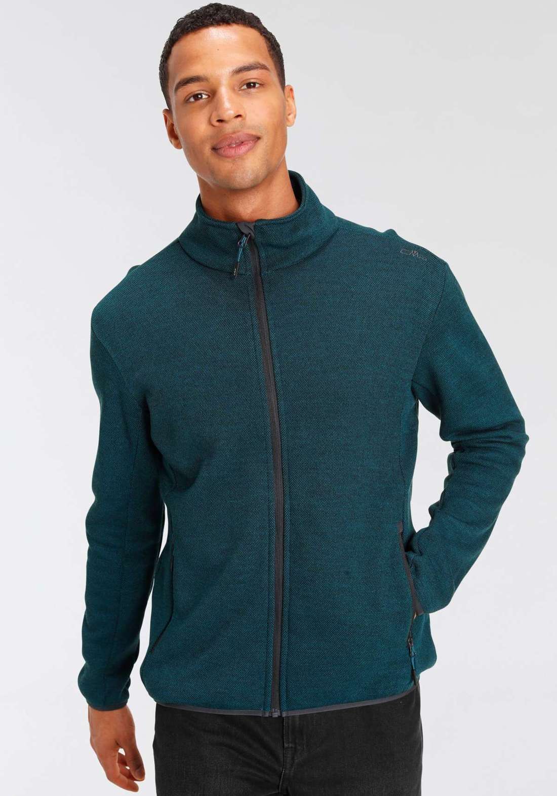 Вязаная флисовая куртка