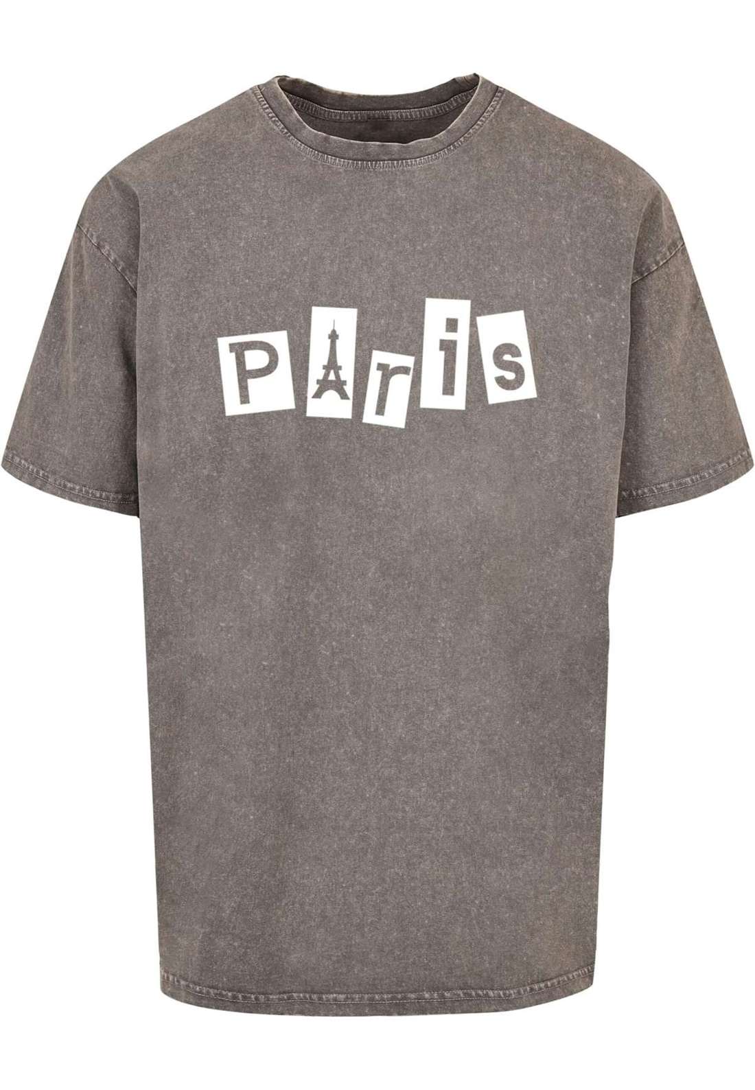 футболка Herren Paris X Acid Washed Heavy Oversize Tee