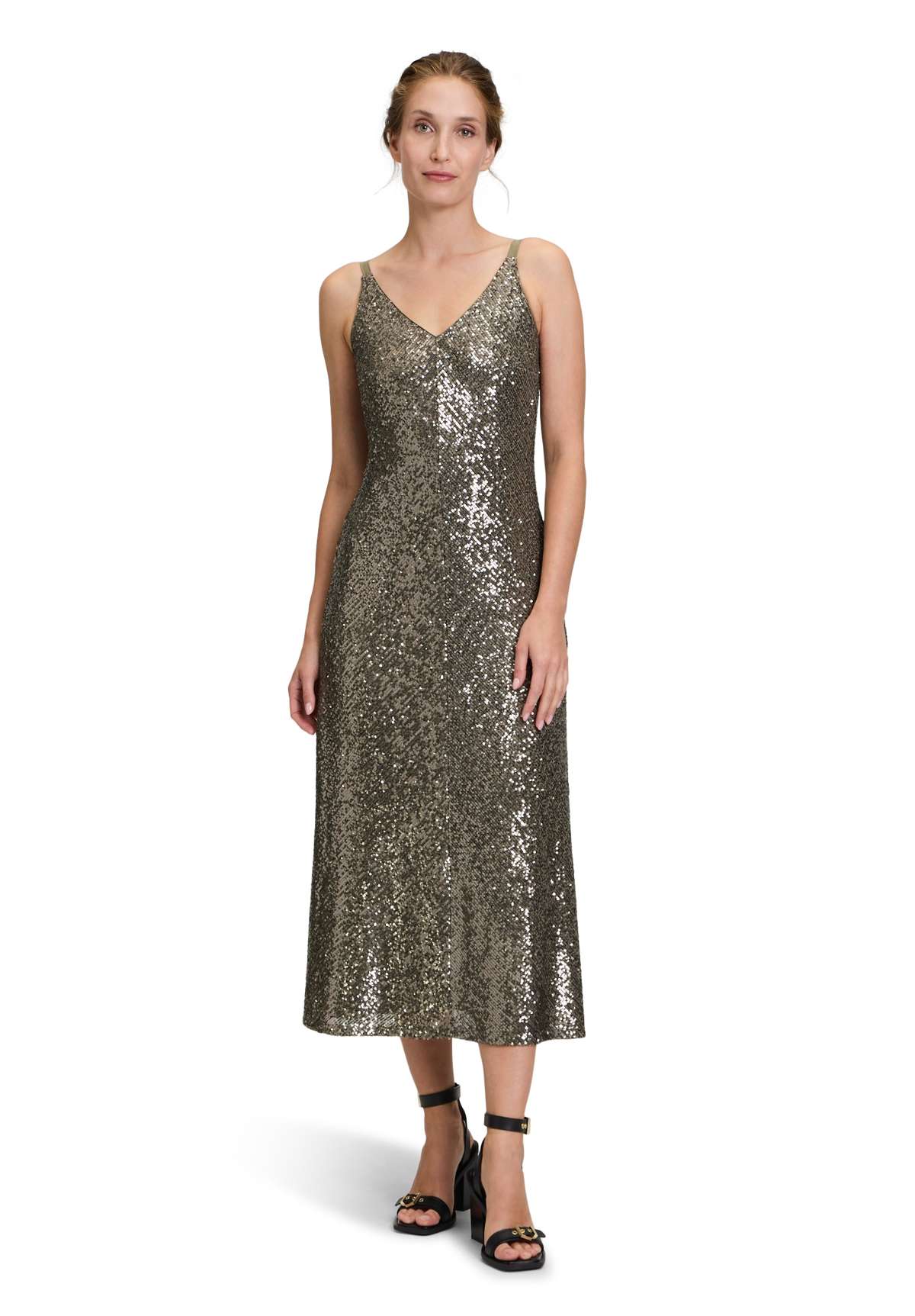 вечернее платье Abendkleid mit Pailletten