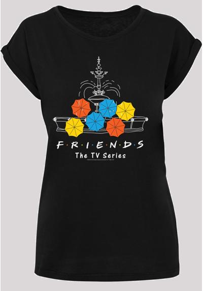 Рубашка с коротким рукавом Damen Friends -BLK with Ladies Extended Shoulder Tee