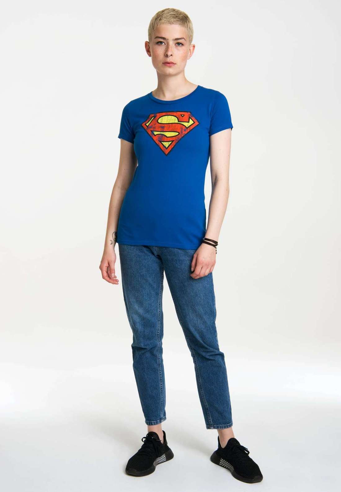 Футболка с классическим принтом Superman