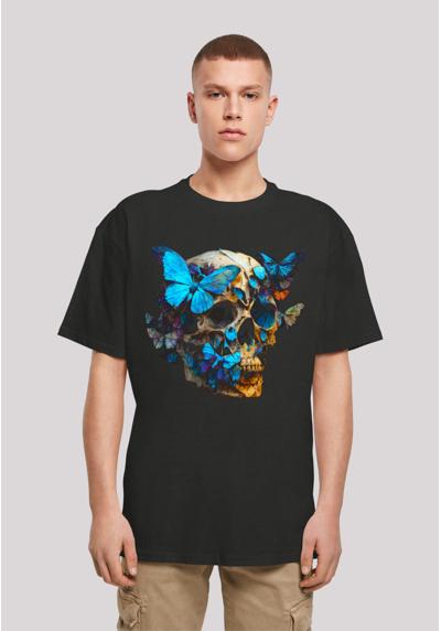 футболка Schmetterling Skull OVERSIZE TEE