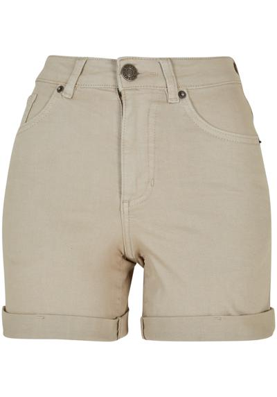 шорты Urban Classics Damen Ladies Colored Strech Denim Shorts
