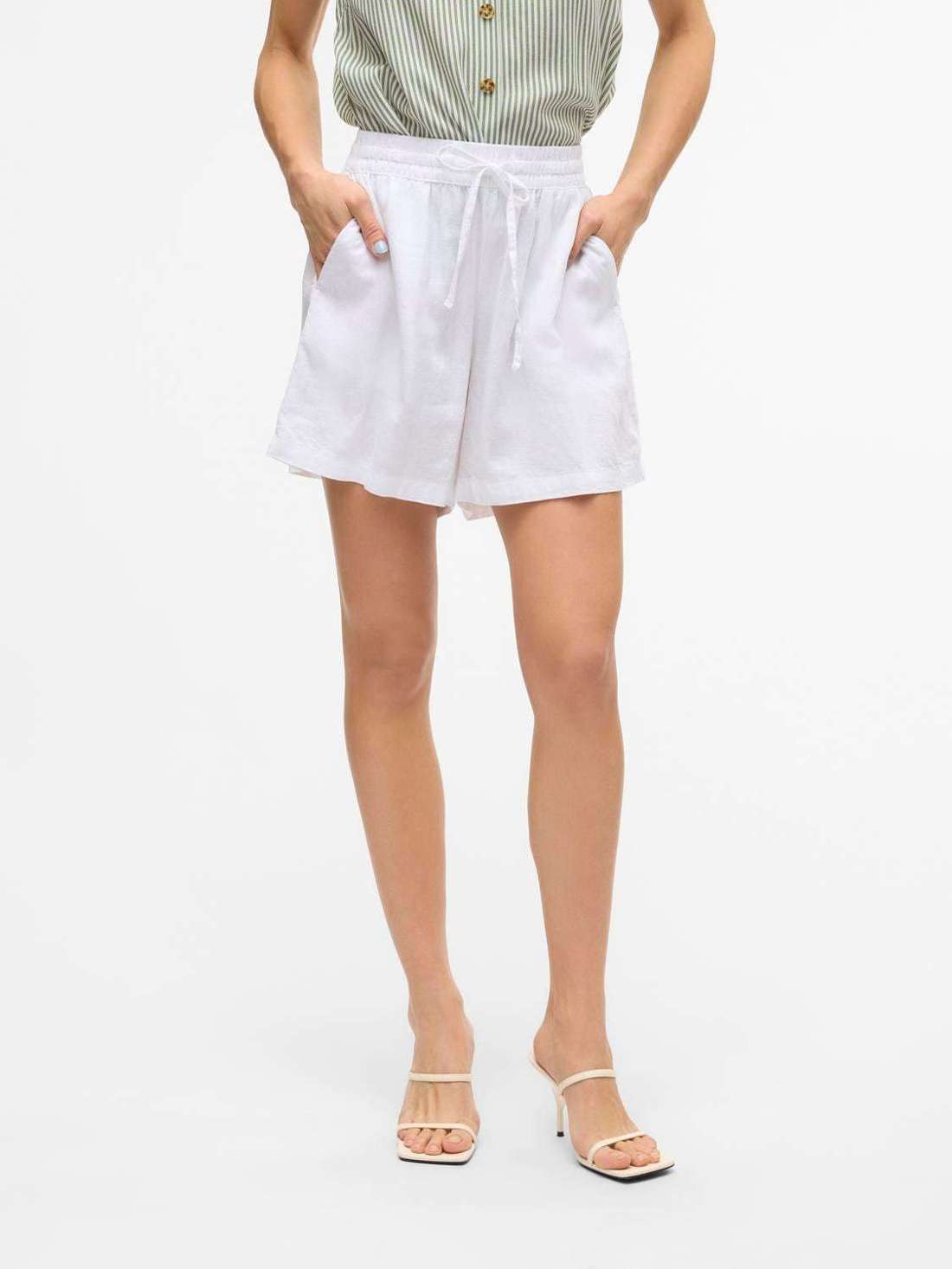 шорты VMLINN LINEN SHORTS WVN NOOS