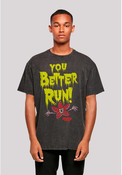 футболка Stranger Things You Better Run Netflix TV Series