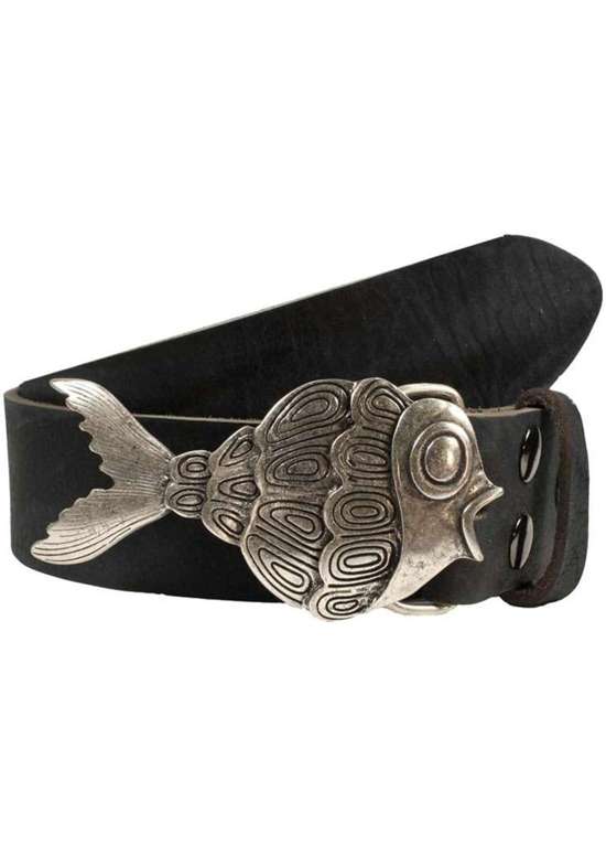 Кожаный ремень со сменной застежкой. Schuppenfisch