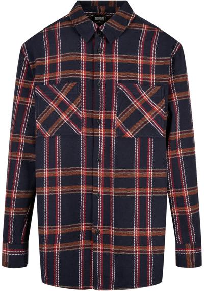Рубашка с длинным рукавом Urban Classics Herren Heavy Long Oversized Checked Shirt