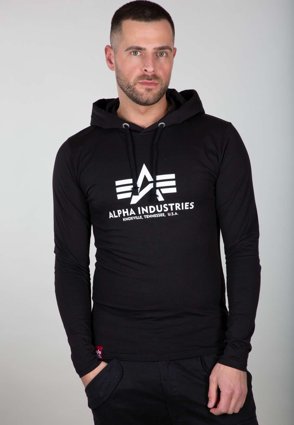 Длинный рукав Men - Longsleeves Basic Hooded Heavy LS