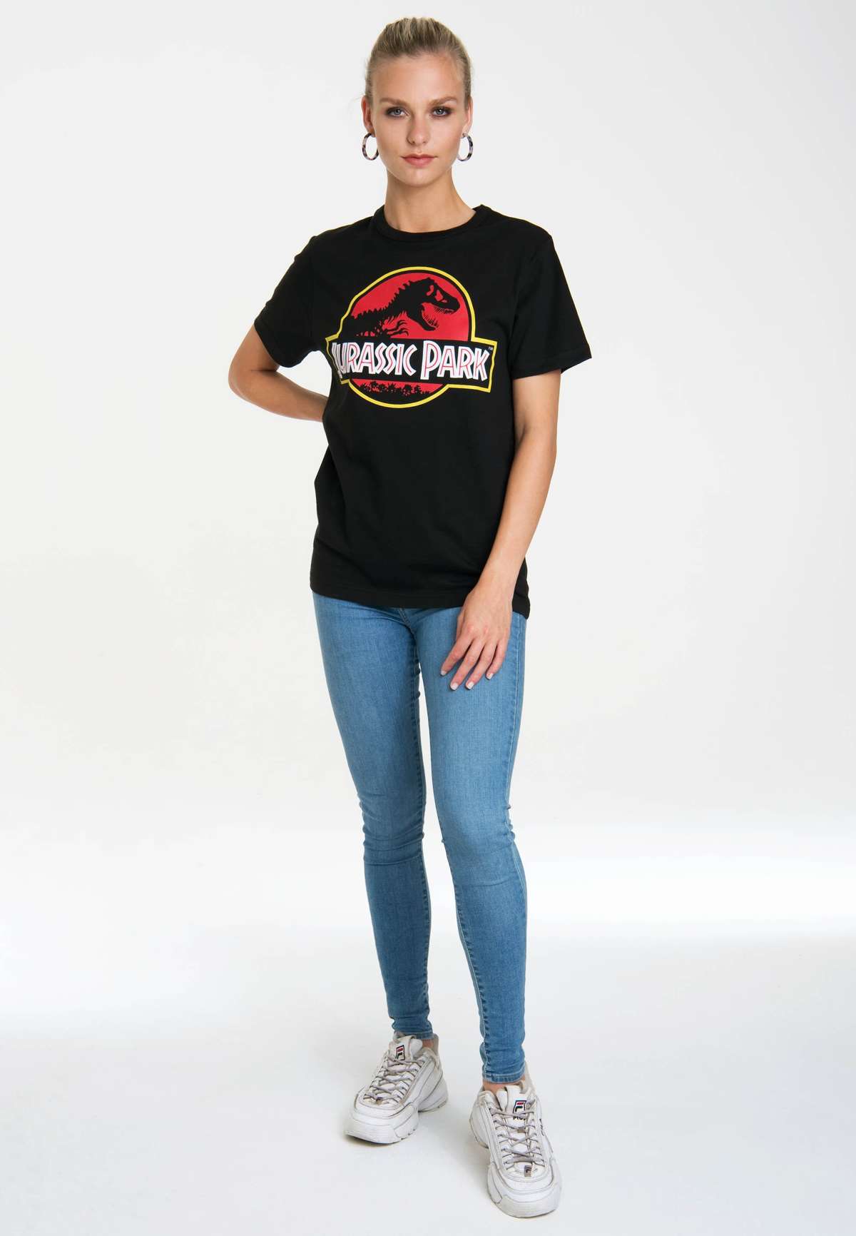 Футболка с классным принтом Jurassic Park Logo