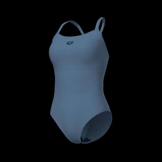 купальник arena Feel Damen Solid Lightdrop Back Bustier Badeanzug