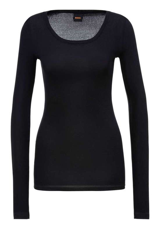 Рубашка с длинными рукавами и глубоким вырезом C_Elayer