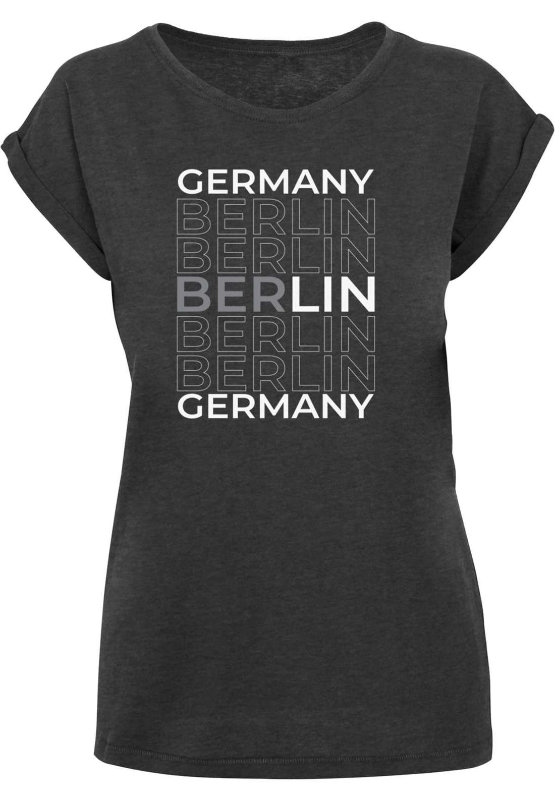 футболка Damen Ladies Berlin X Extended Shoulder Tee