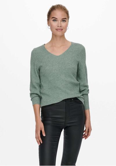 свитер с V-образным вырезом ONLATIA L/S V-NECK CUFF KNT