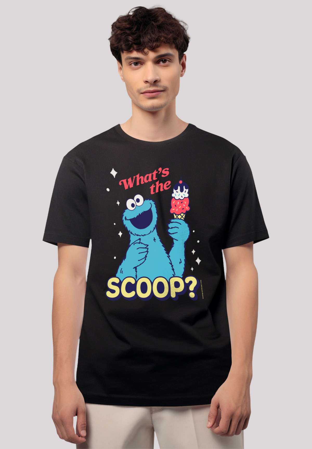 футболка Sesamstra?e Cookie Monster Scoop
