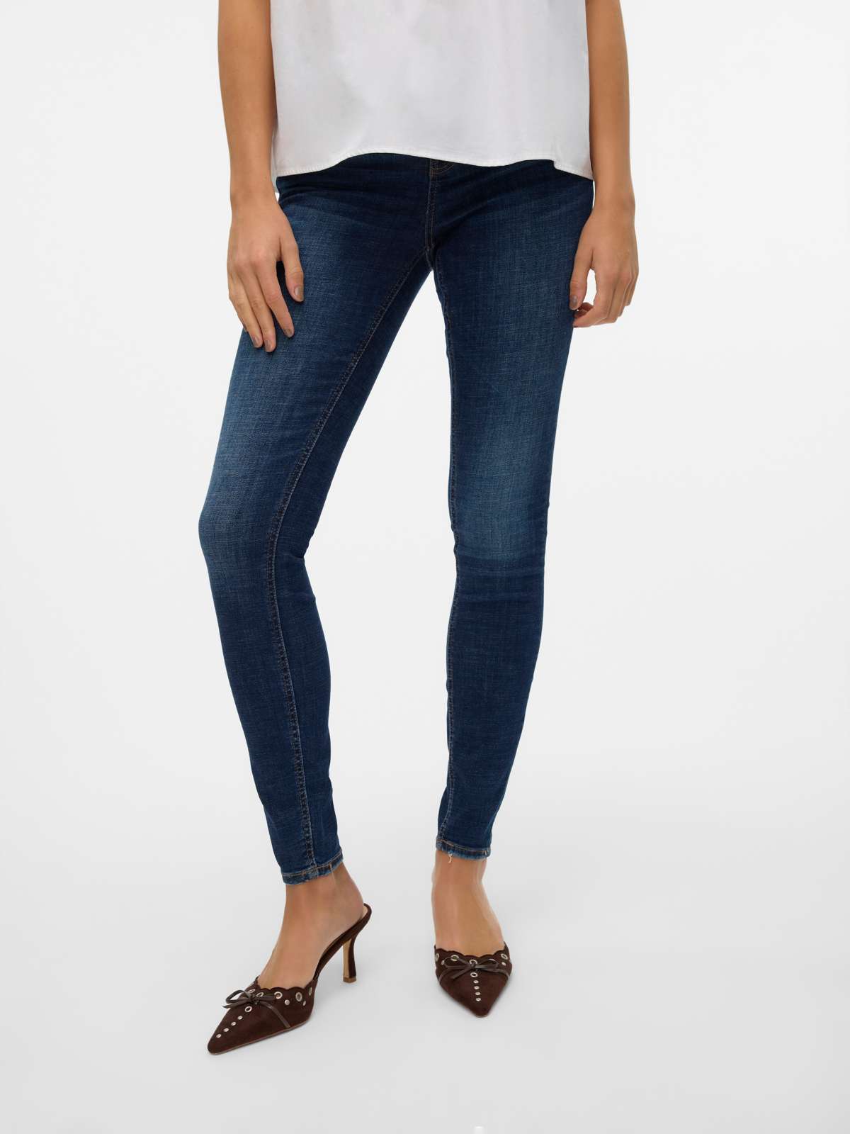 Джинсы скинни VMFLASH MR SKINNY JEANS LI3303 GA NOOS
