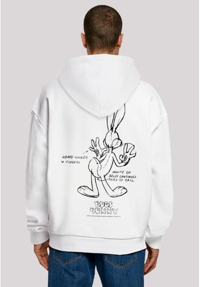 Толстовка с капюшоном Looney Tunes Bugs Bunny White Belly
