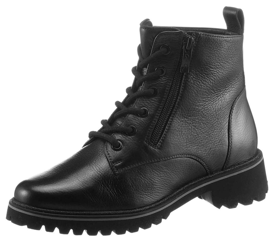 Ботильоны на шнуровке и профильной подошве KENT