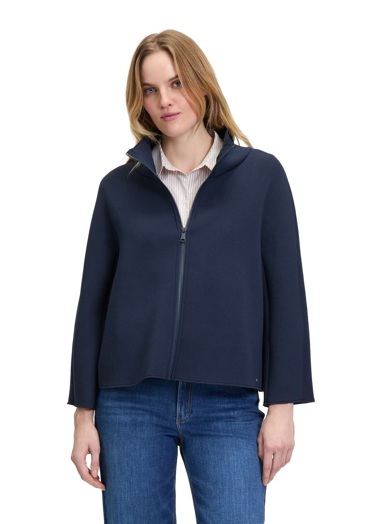 Холщовая куртка Betty & Co Casual-Jacke mit Stehkragen