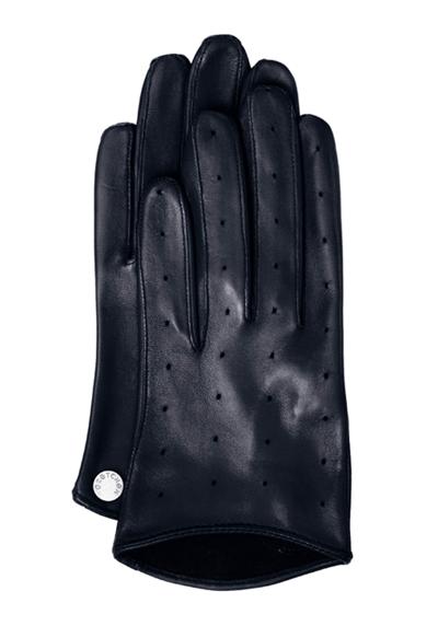 Кожаные перчатки с практичными отверстиями для воздуха.