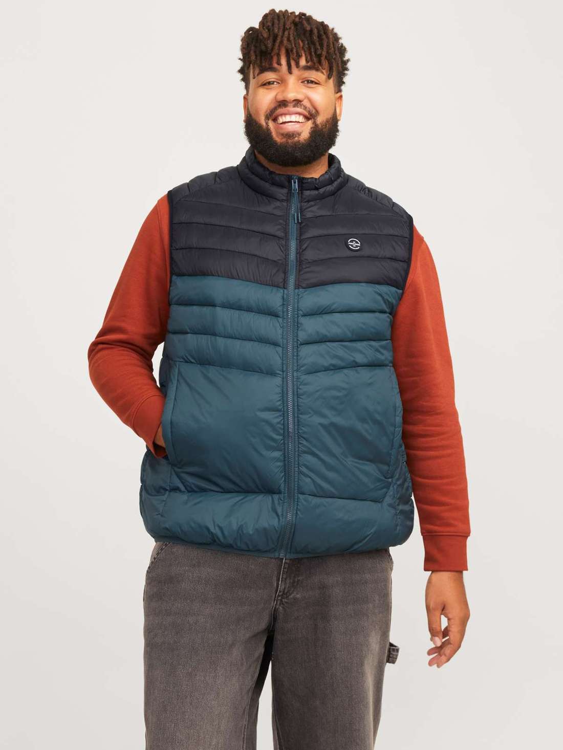 Короткий жилет JJESPRINT BODYWARMER COLLAR NOOS PLS