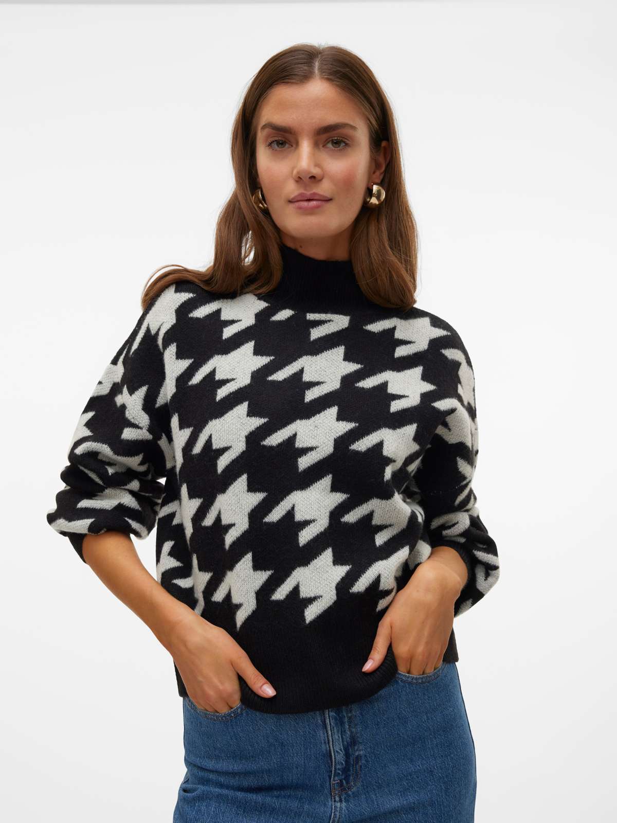 Свитер с воротником-стойкой VMMIRA LS HIGHNECK PULLOVER BOO