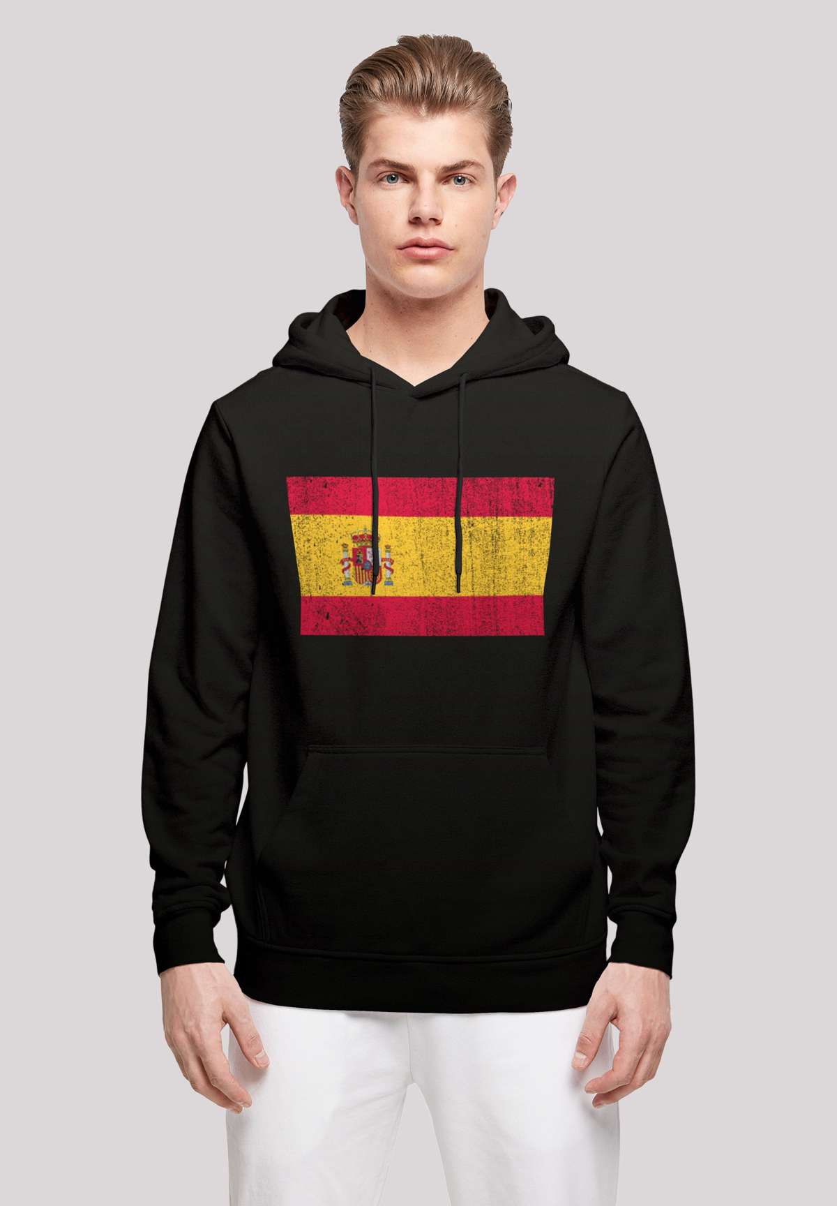 Толстовка с капюшоном Spain Spanien Flagge distressed