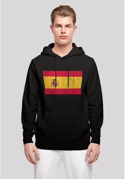 Толстовка с капюшоном Spain Spanien Flagge distressed