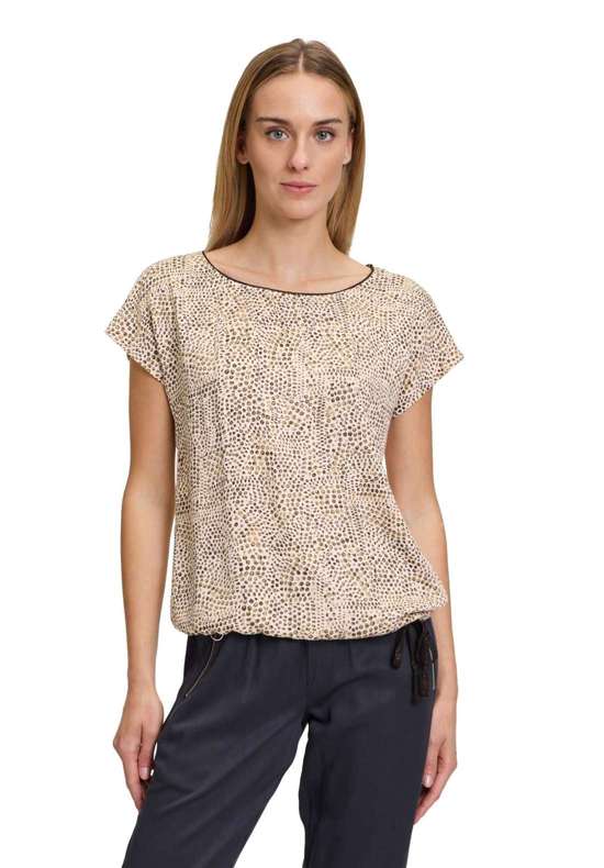 футболка Printshirt mit Tunnelzug