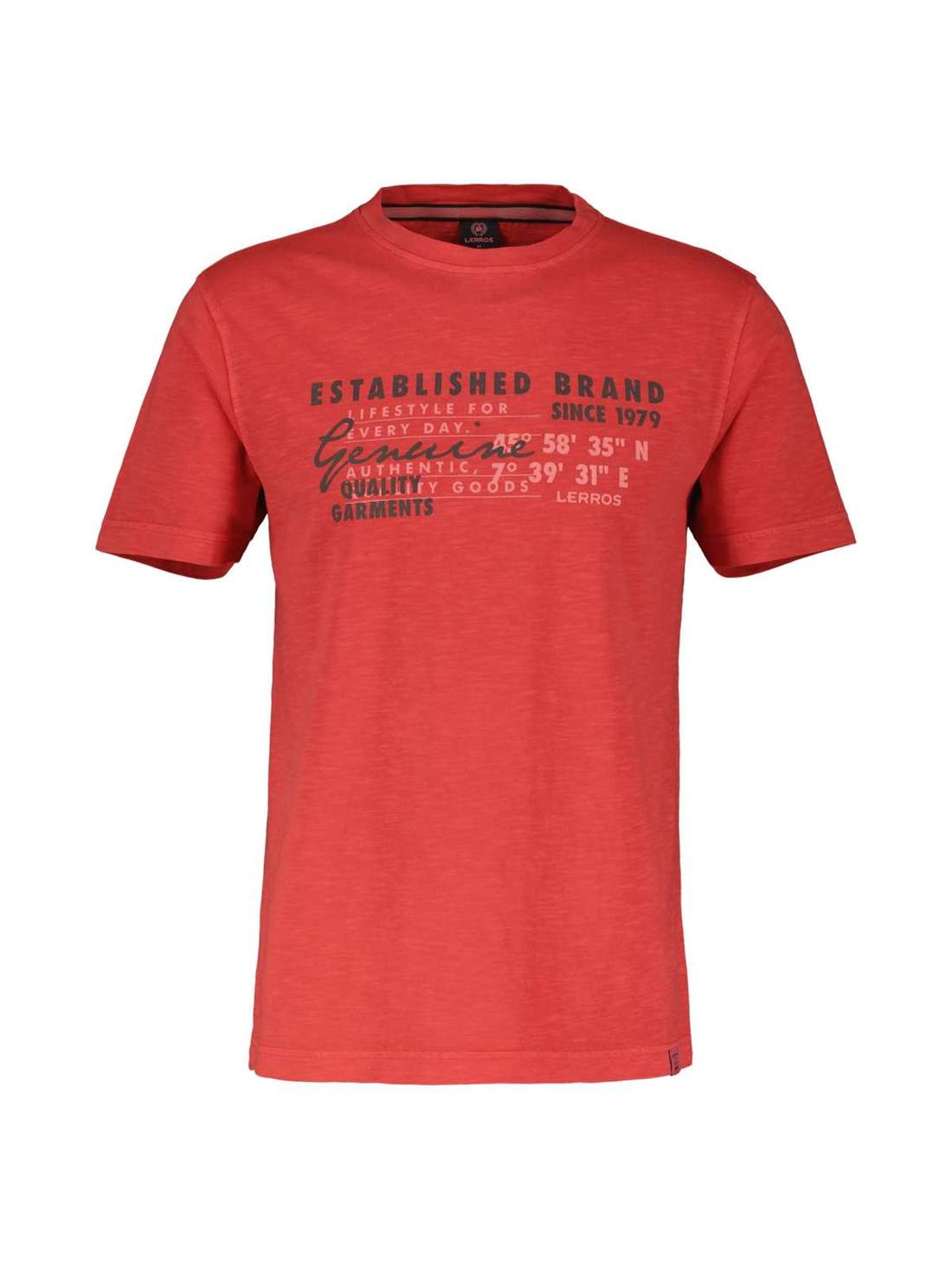 футболка LERROS Baumwoll-T-Shirt für Herren