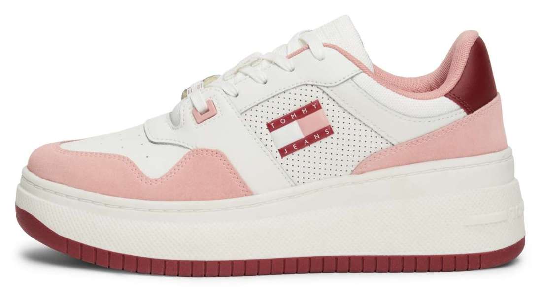 кроссовки на платформе TJW RETRO BASKET FLATFORM MIX