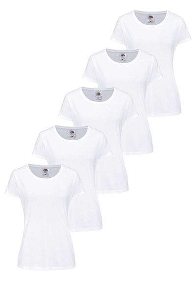 Рубашка с круглым вырезом, (упаковка, 5 шт.), оригинал T. LADY-FIT, в упаковке 5 шт.