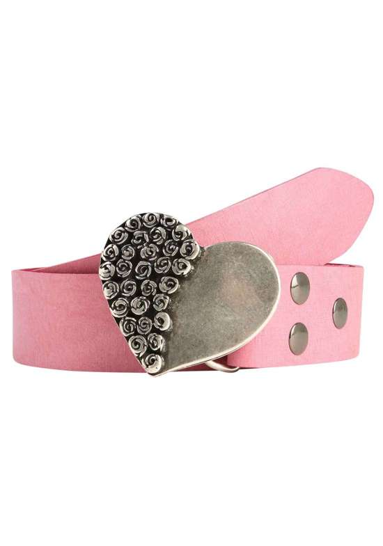 Кожаный ремень со сменной застежкой. Rosenherz Halb