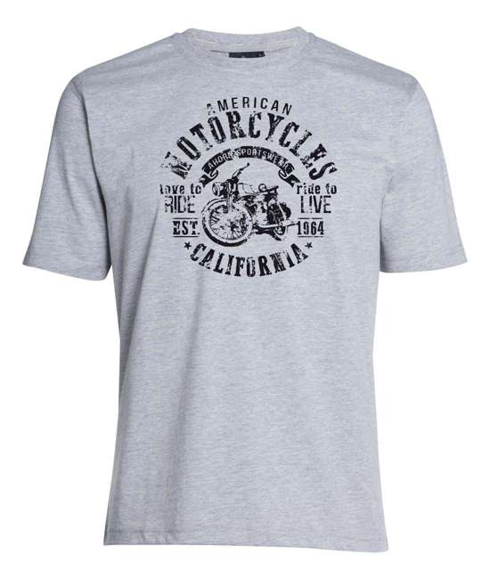 Футболка с крутым принтом спереди RIDE TO LIVE